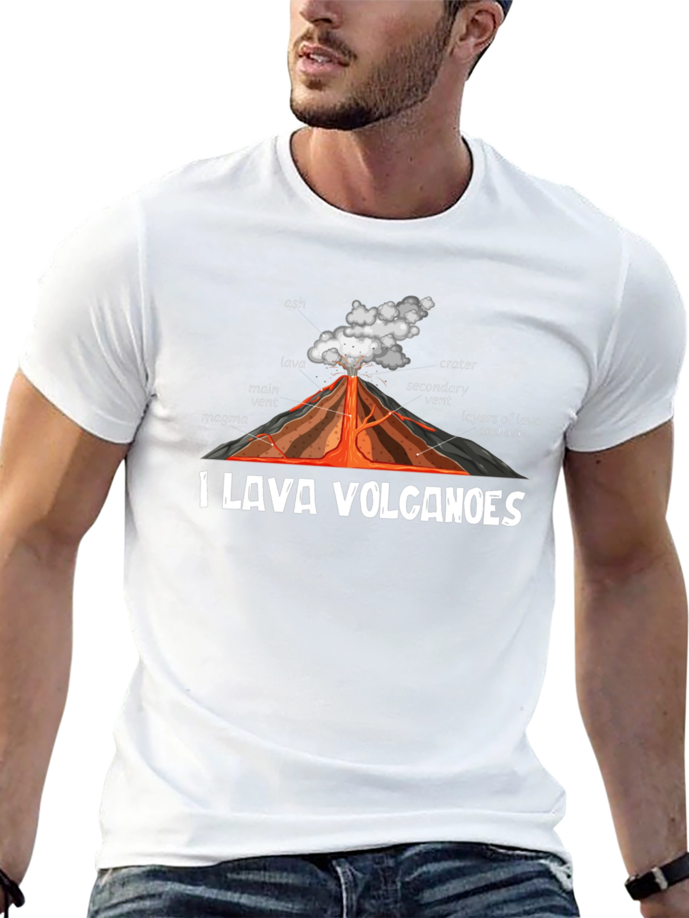 I Lava Volcanoes Graphic T-Shirt