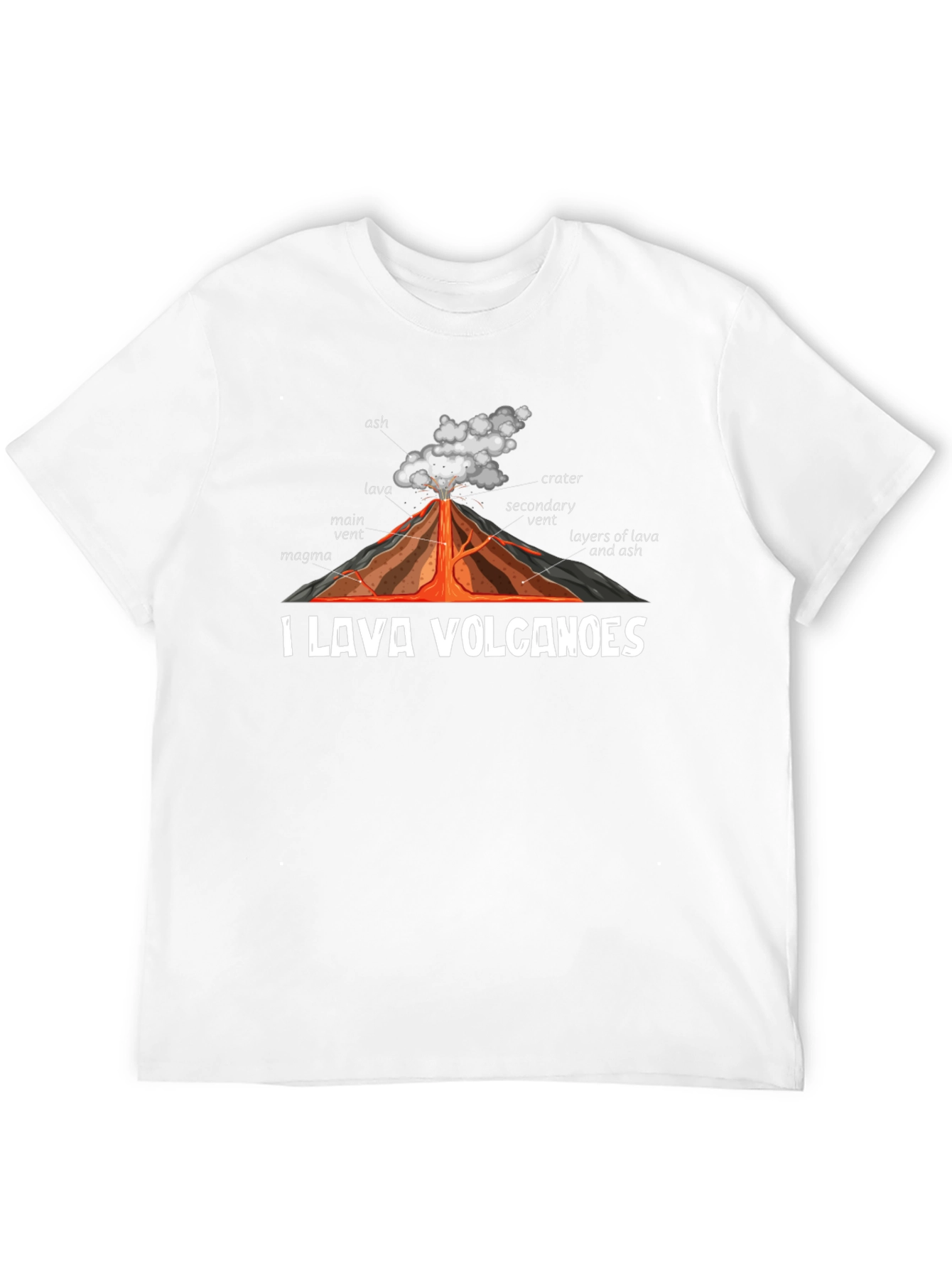 I Lava Volcanoes Graphic T-Shirt