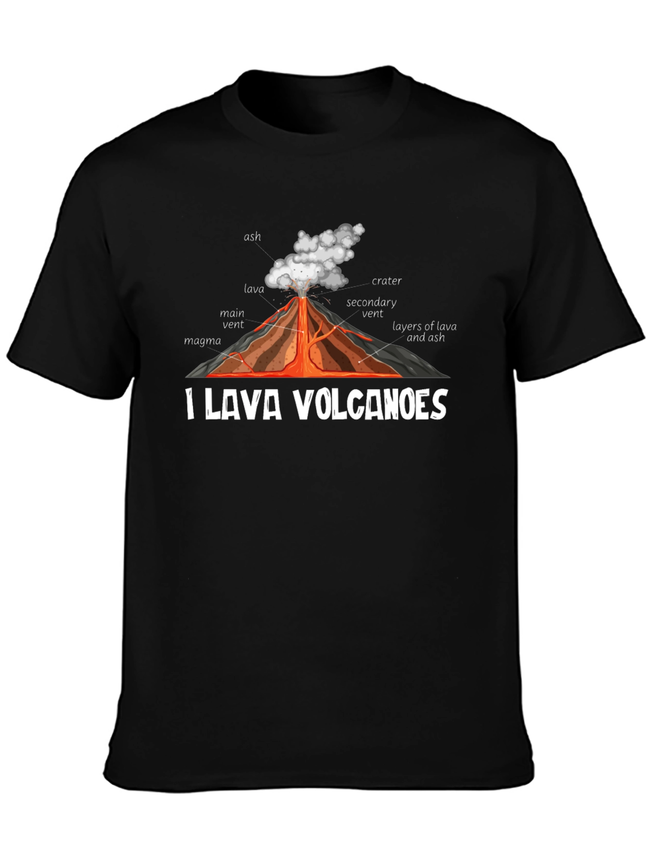 I Lava Volcanoes Graphic T-Shirt