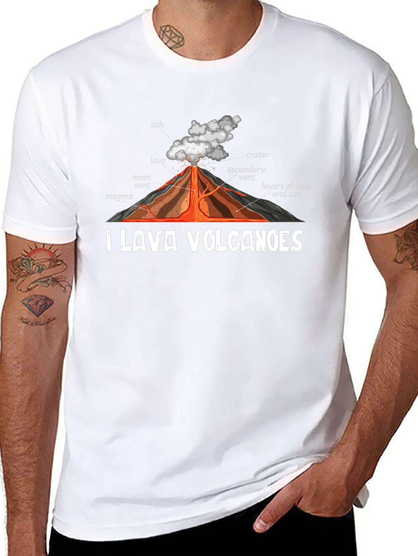 I Lava Volcanoes Graphic T-Shirt
