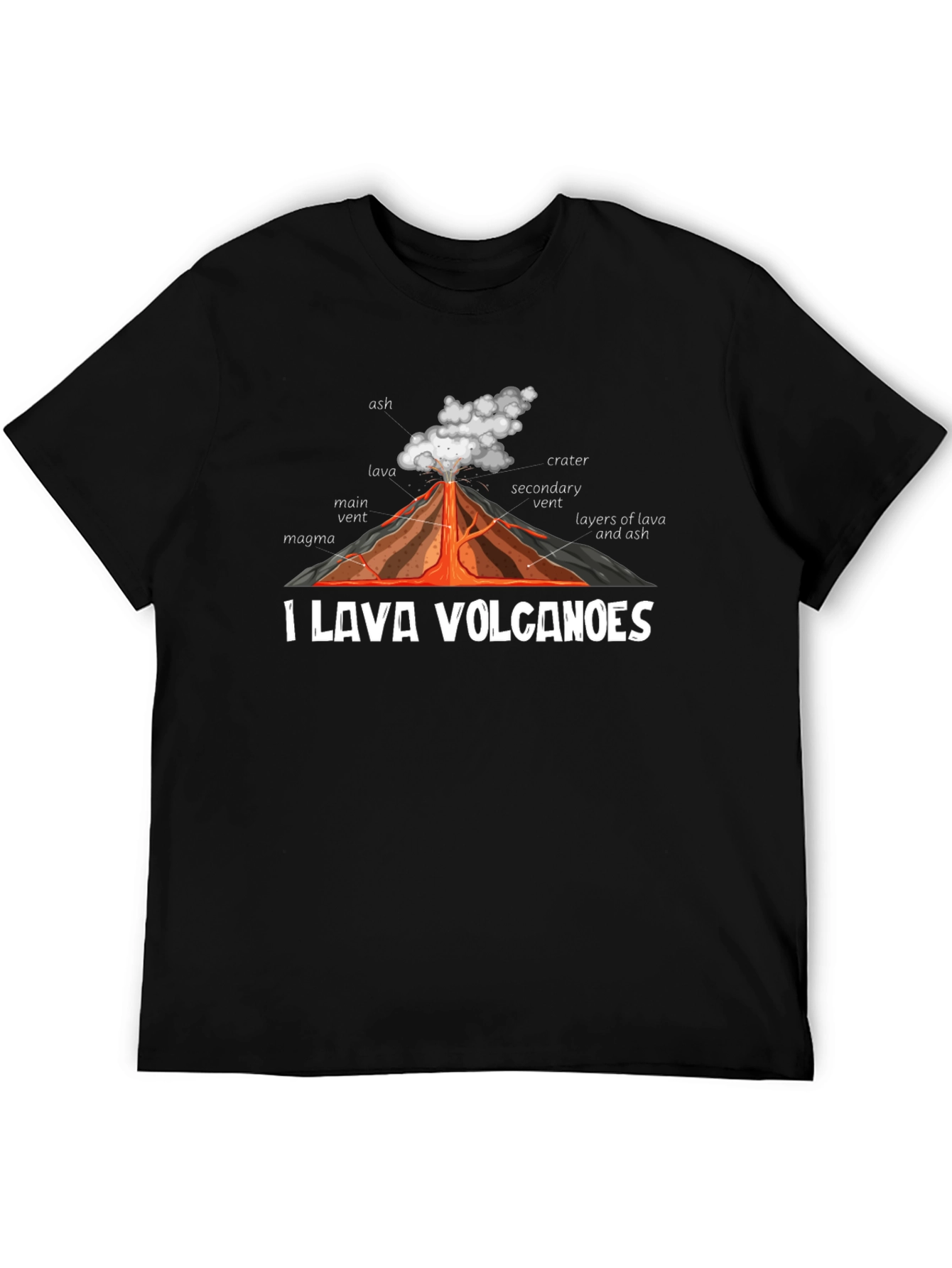 I Lava Volcanoes Graphic T-Shirt
