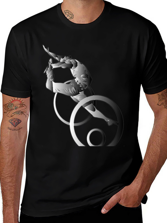 Abstract Artistic Gymnastics T-Shirt