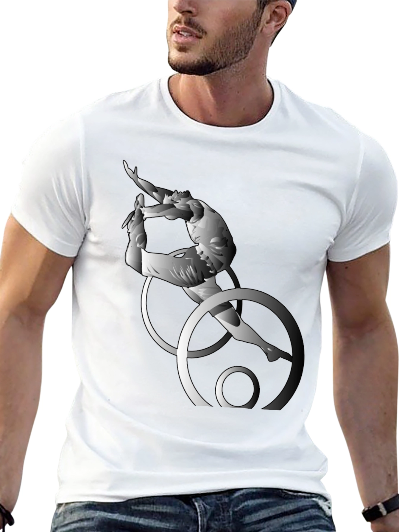 Abstract Artistic Gymnastics T-Shirt