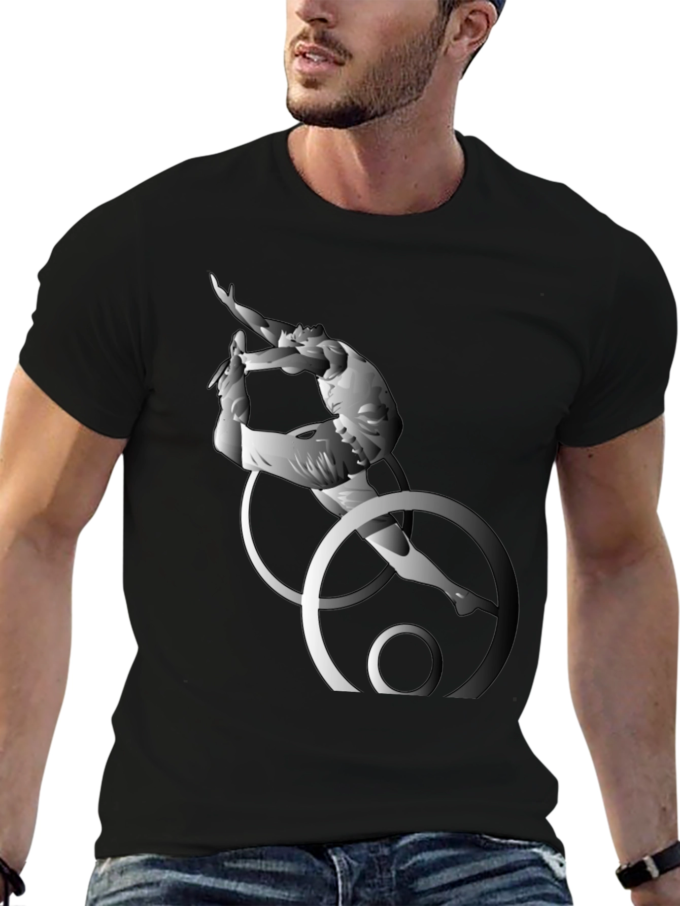 Abstract Artistic Gymnastics T-Shirt
