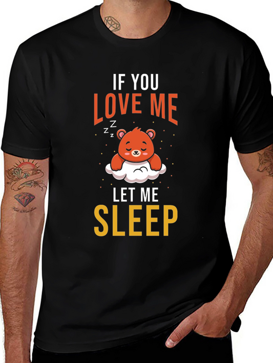 Cute Sleepy Bear Graphic Tee