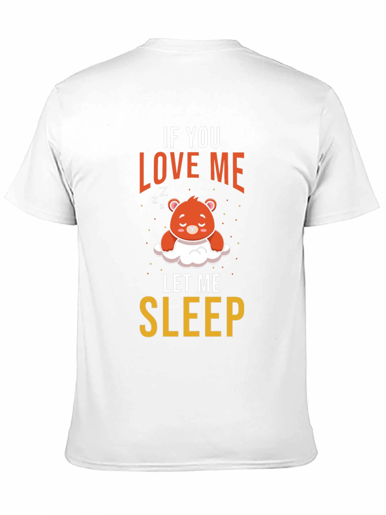 Cute Sleepy Bear Graphic Tee