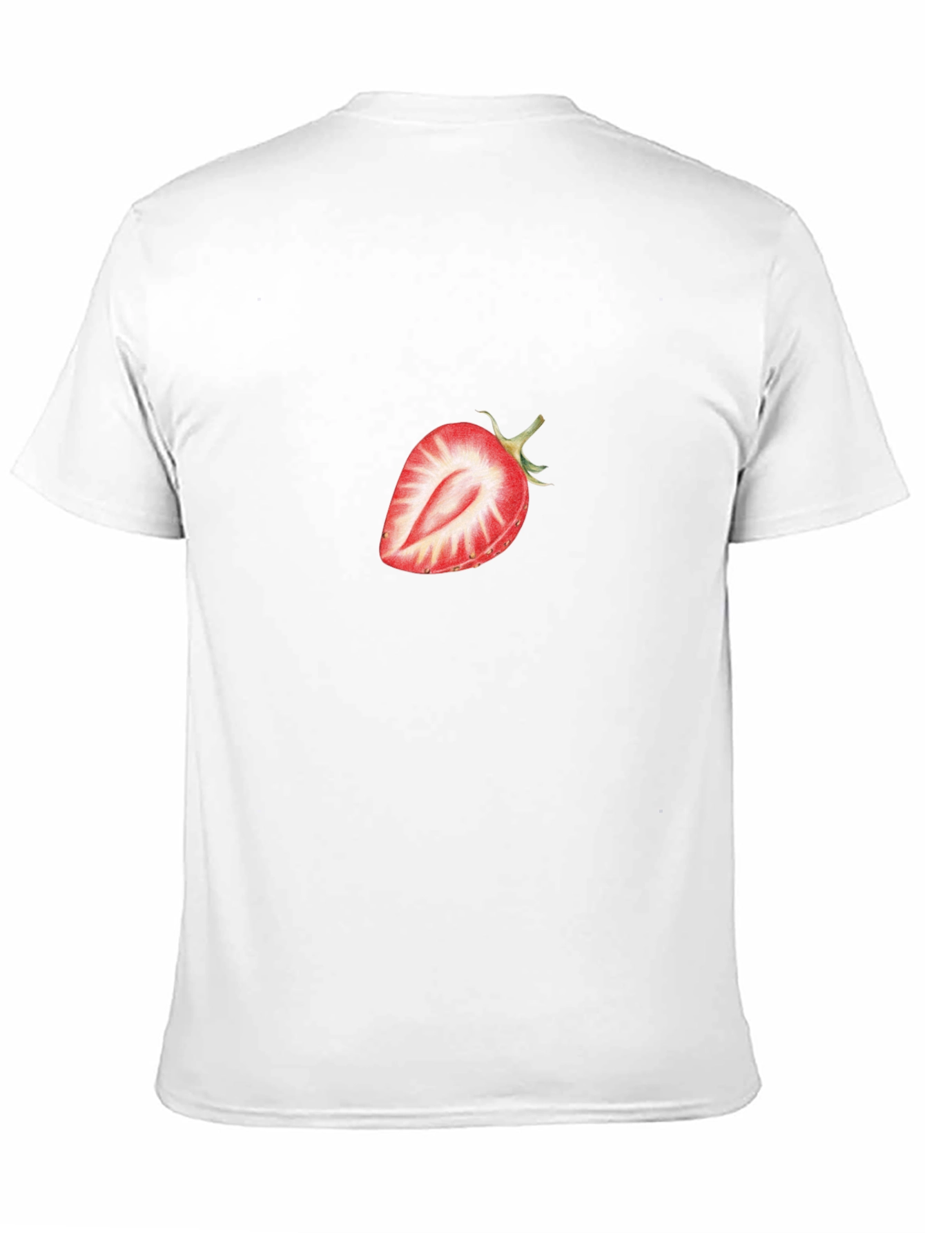 Strawberry Graphic Black T-Shirt