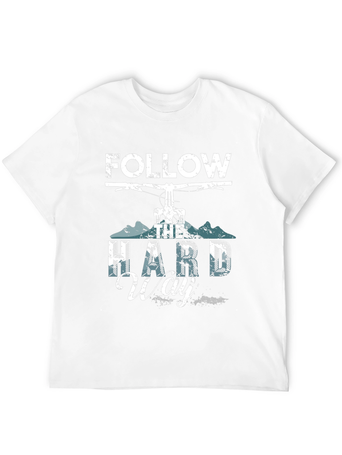 Follow the Hard Way Graphic Tee - Mountain Biking