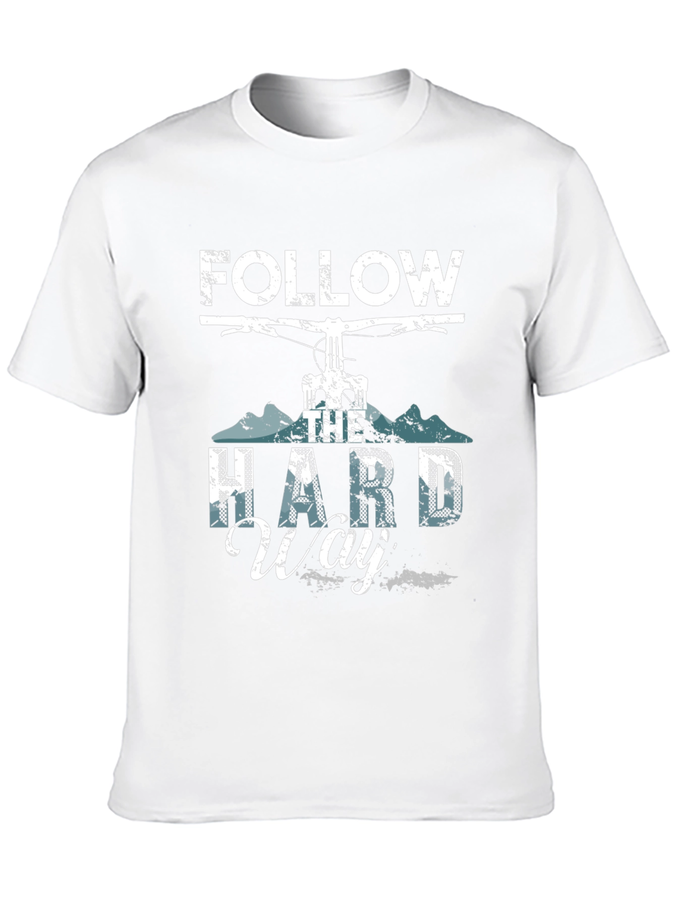 Follow the Hard Way Graphic Tee - Mountain Biking