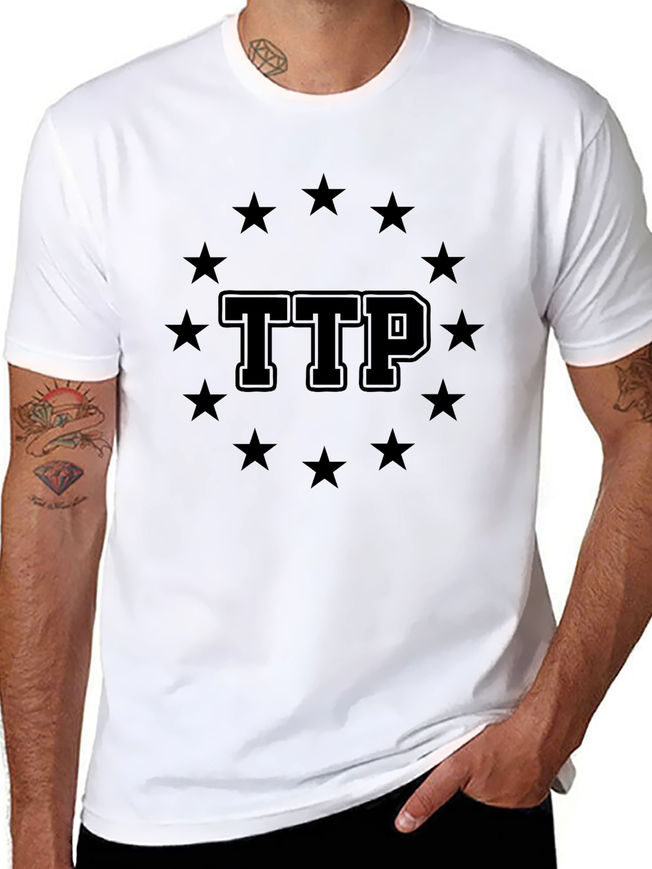 TTP Star Graphic Black T-Shirt