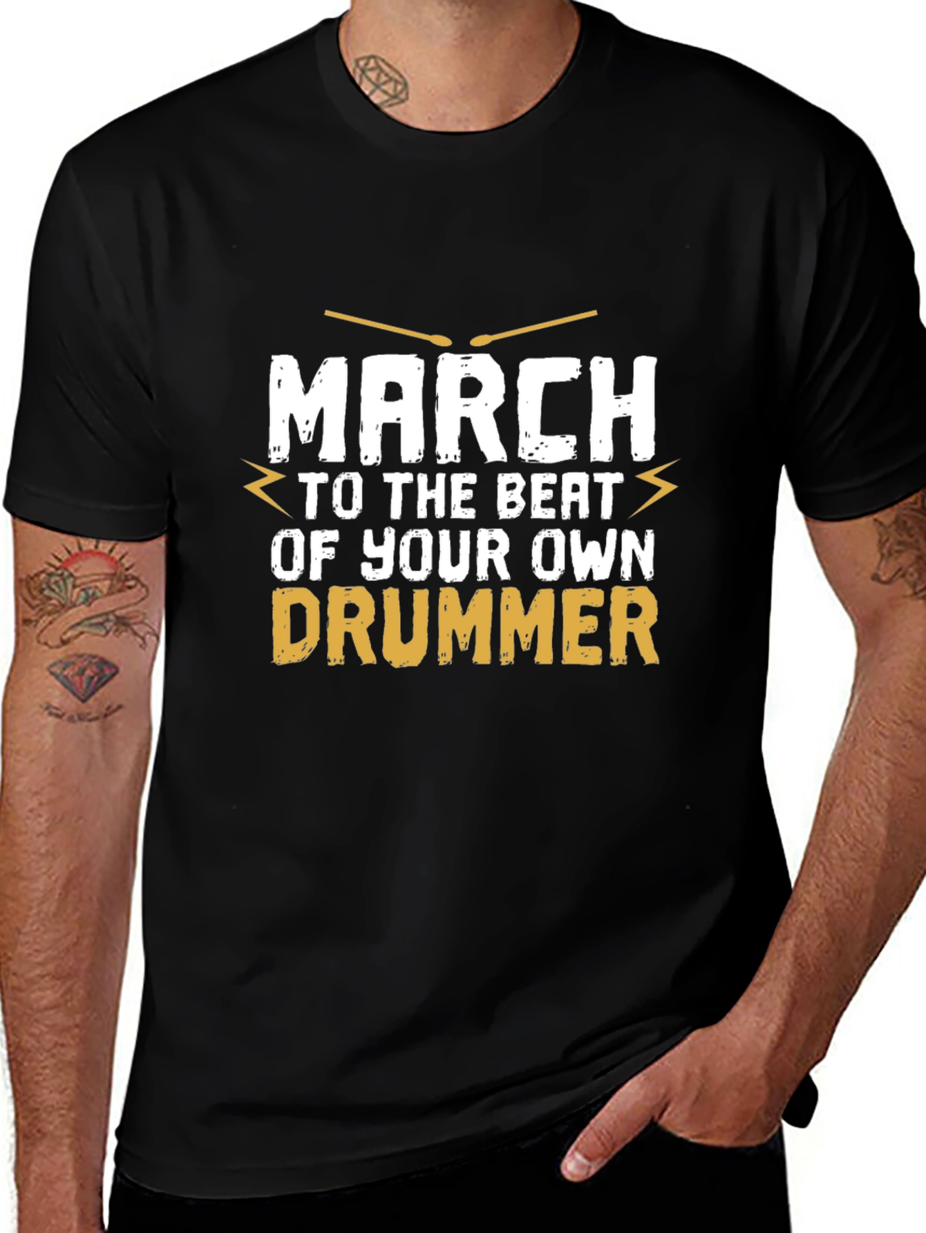March To Your Own Drummer Graphic Tee