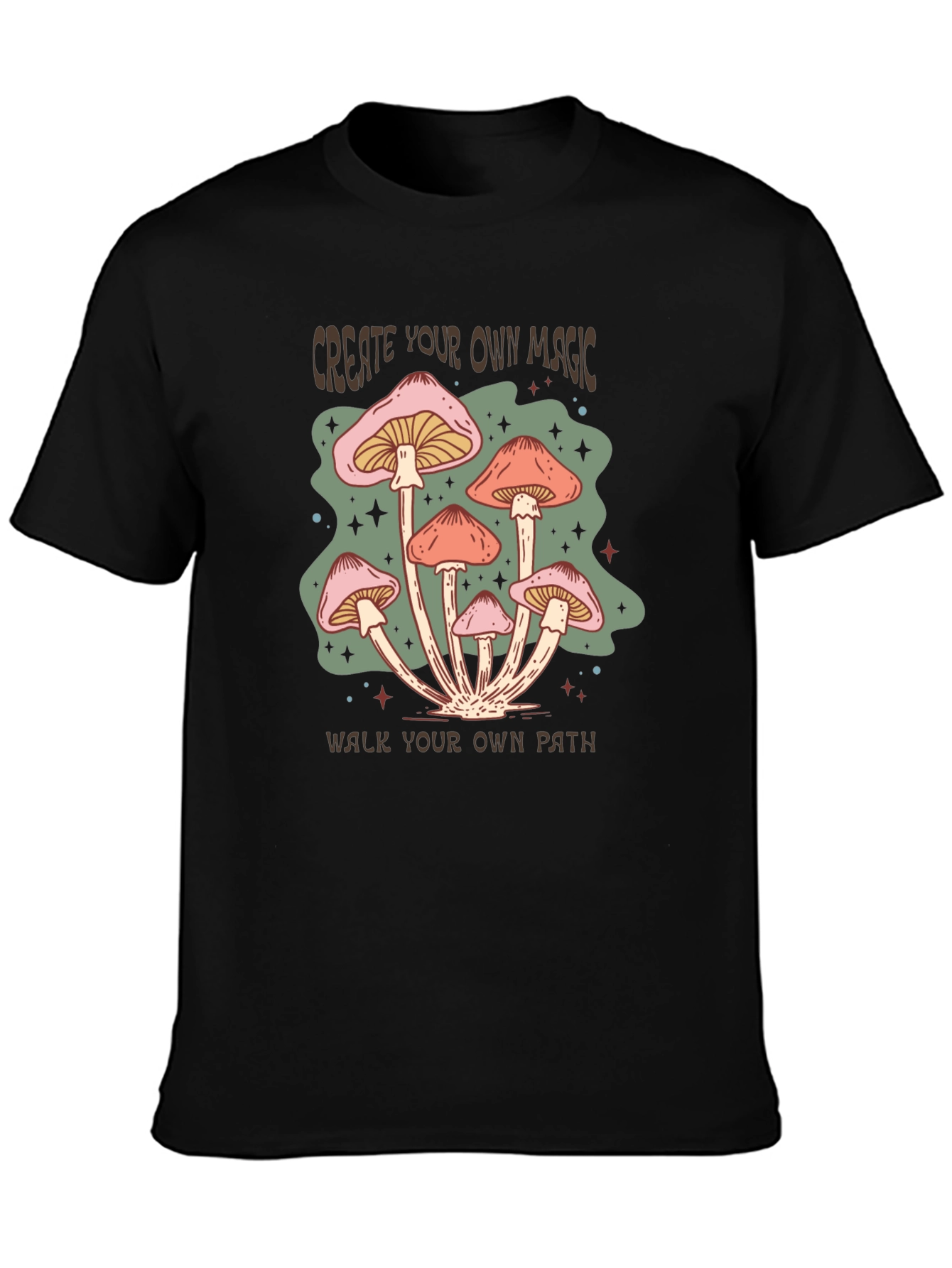 Create Your Own Magic Mushroom Graphic Tee