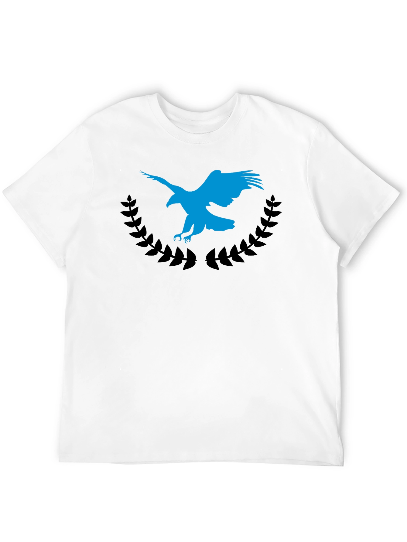 Eagle Crest Graphic Tee - Soft Black Cotton Blend