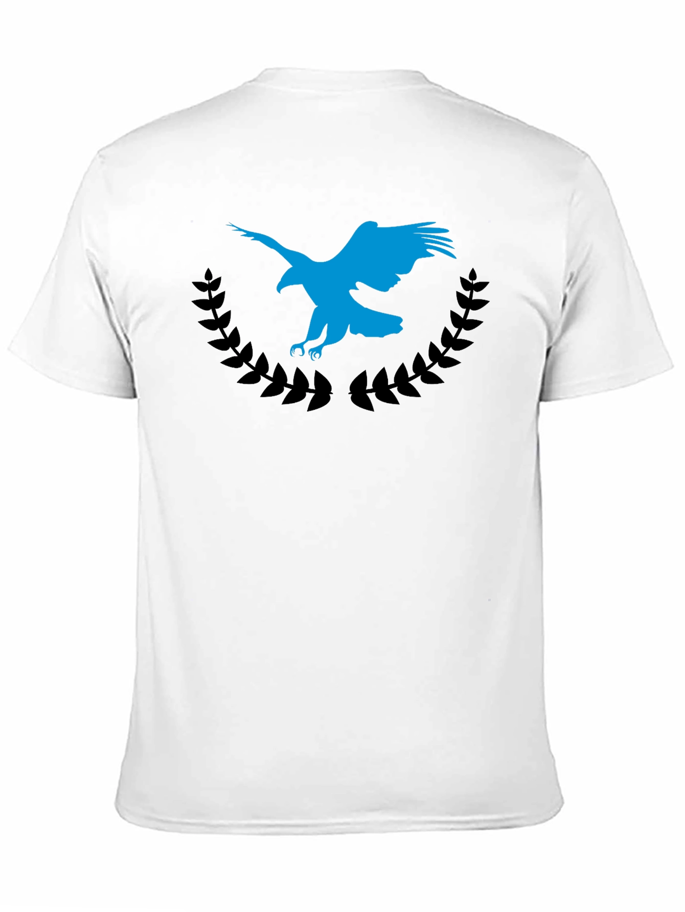 Eagle Crest Graphic Tee - Soft Black Cotton Blend