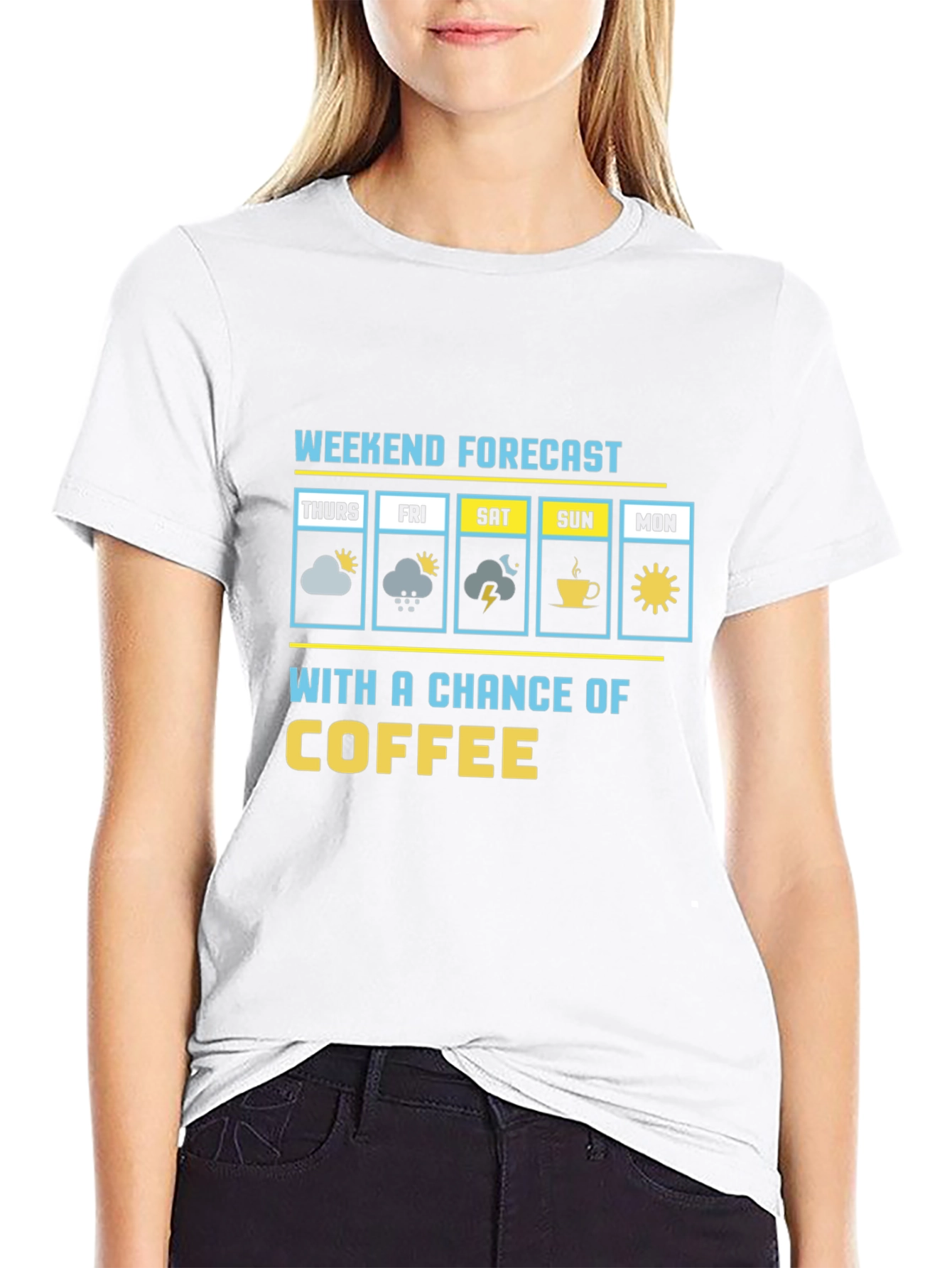 Weekend Forecast Coffee Graphic Tee