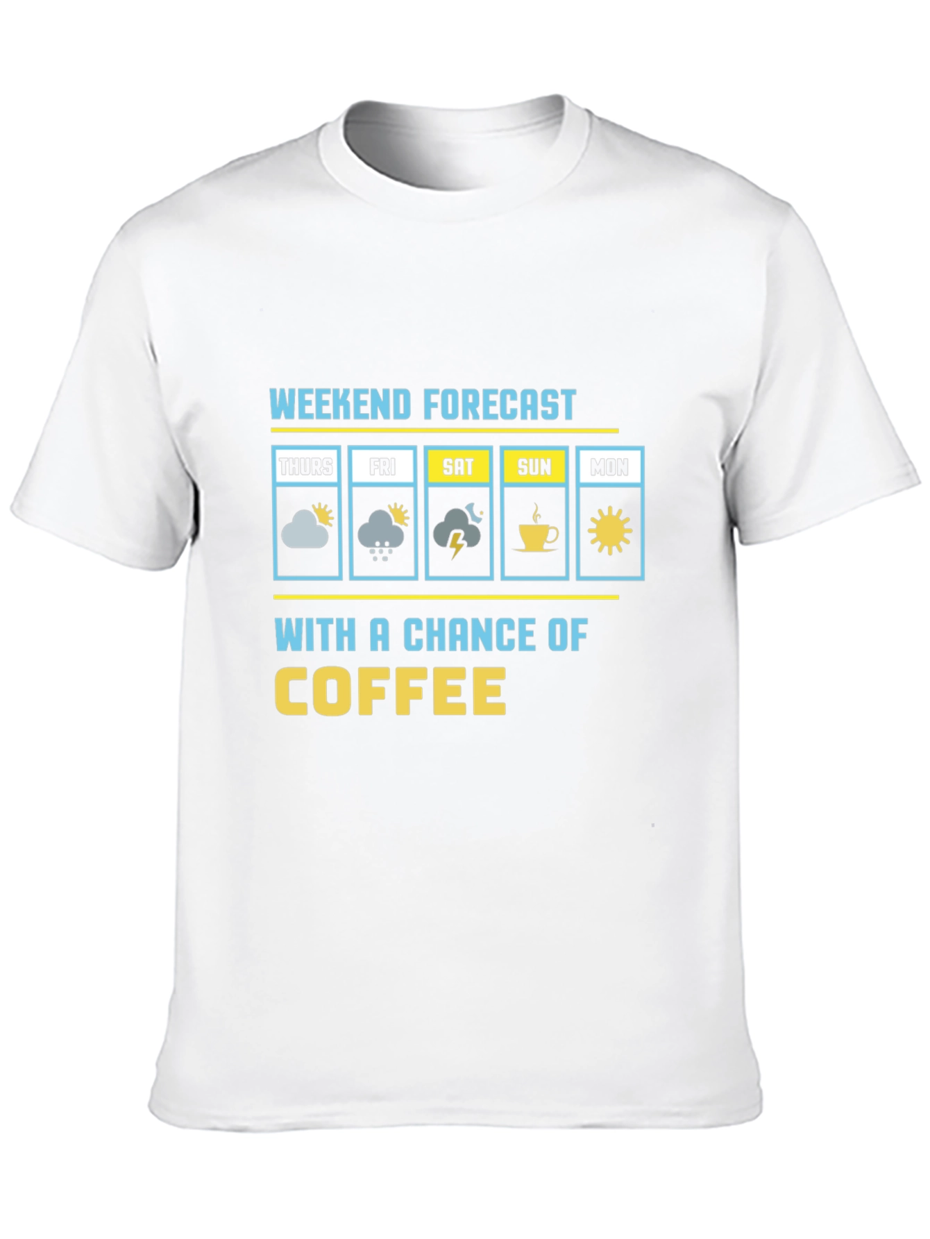 Weekend Forecast Coffee Graphic Tee