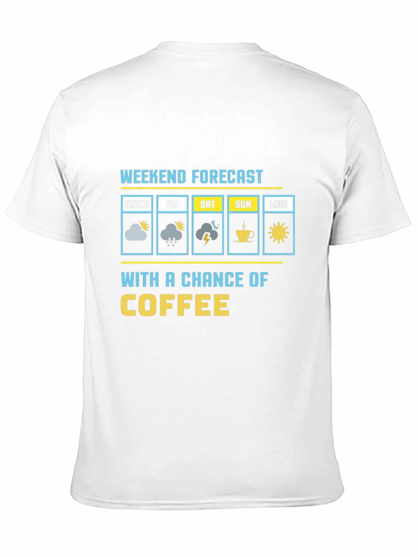 Weekend Forecast Coffee Graphic Tee