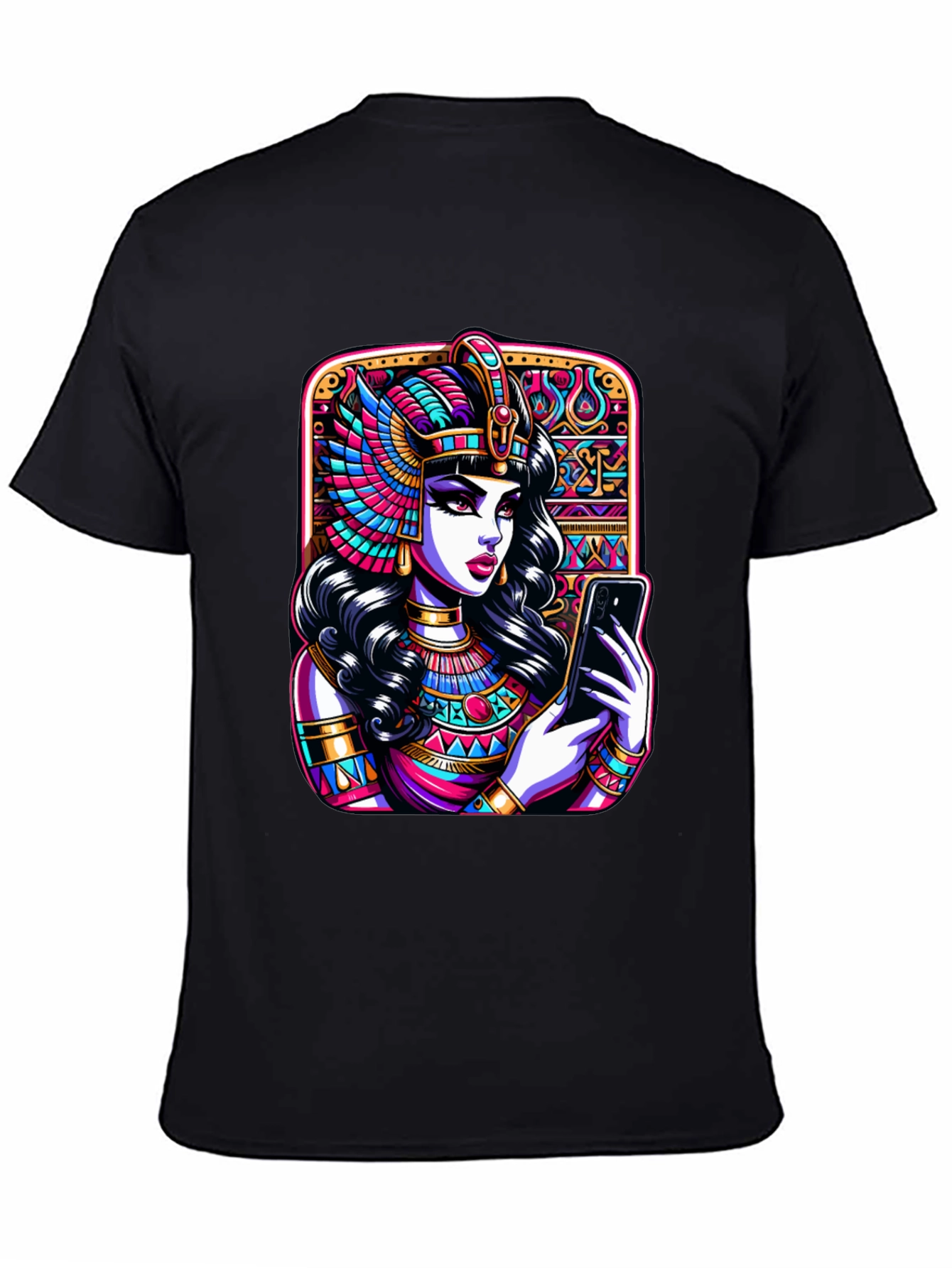Egyptian Queen Graphic Tee - Black