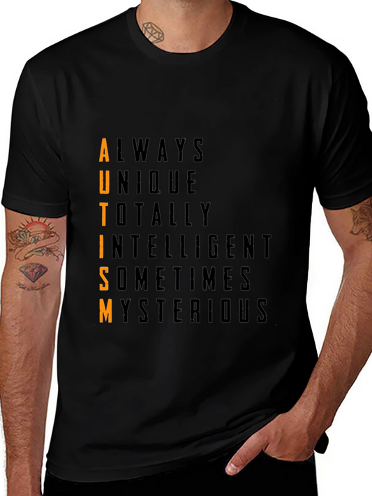 Autism Awareness T-Shirt: Always Unique Totally Intelligent