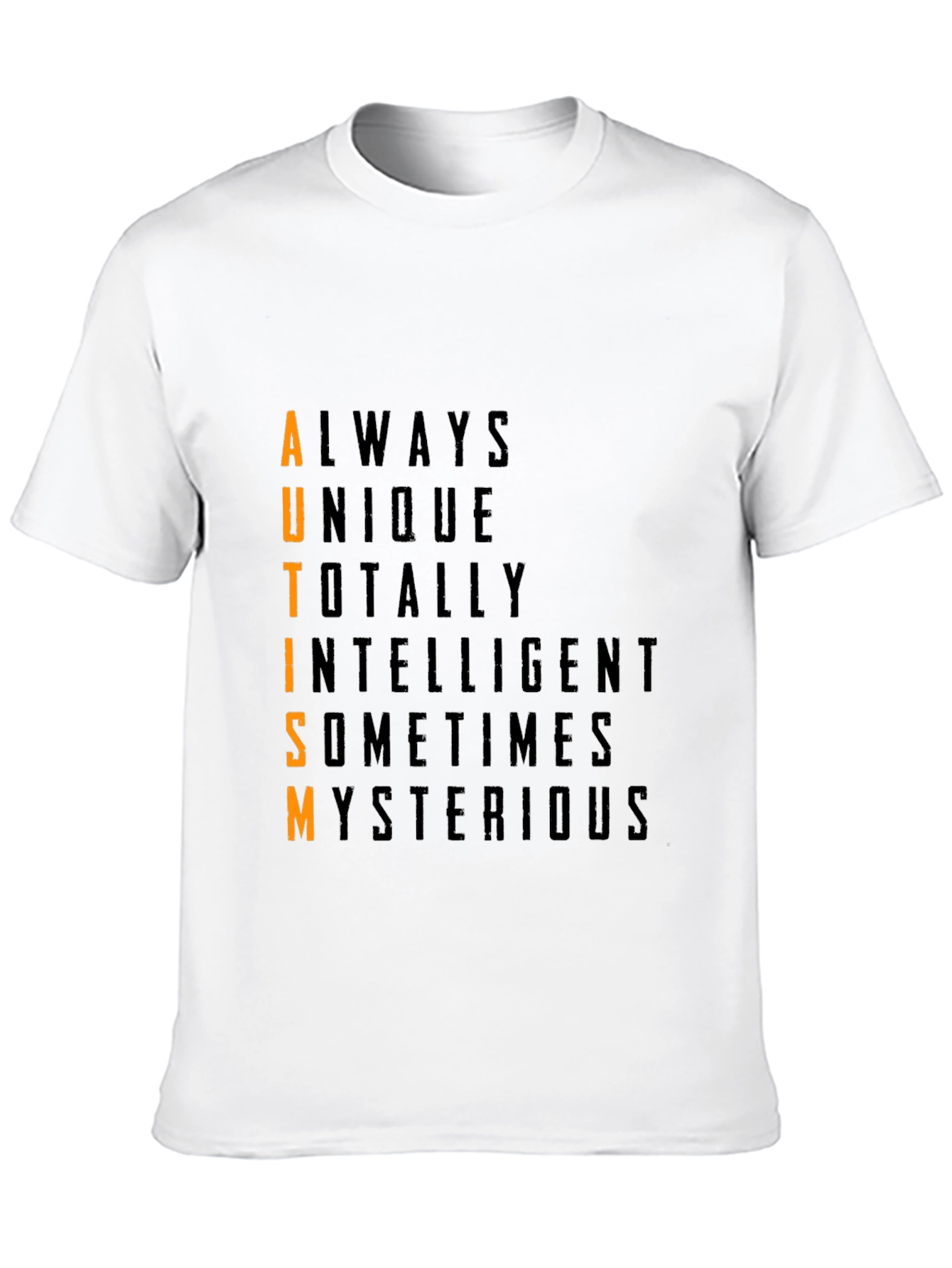 Autism Awareness T-Shirt: Always Unique Totally Intelligent