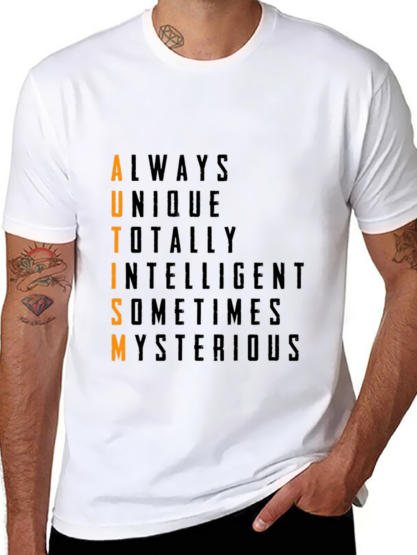 Autism Awareness T-Shirt: Always Unique Totally Intelligent