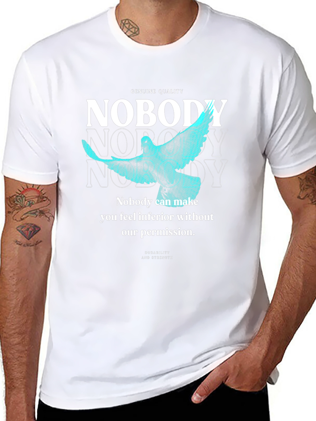 Genuine Quality Nobody Graphic Tee