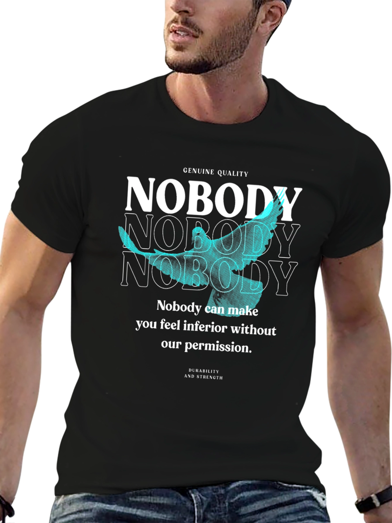 Genuine Quality Nobody Graphic Tee