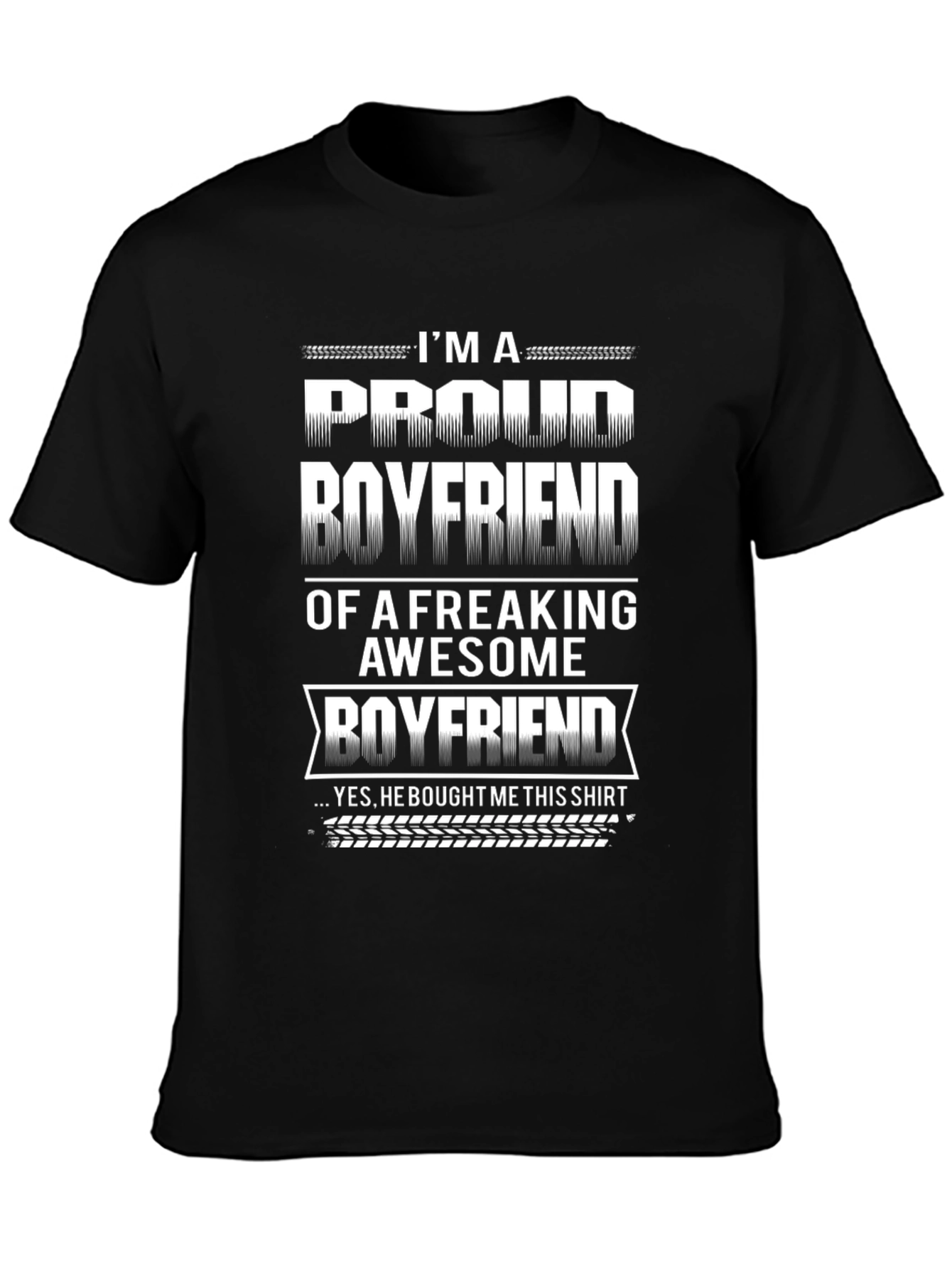 Proud Boyfriend Graphic Tee - Awesome Boyfriend Gift