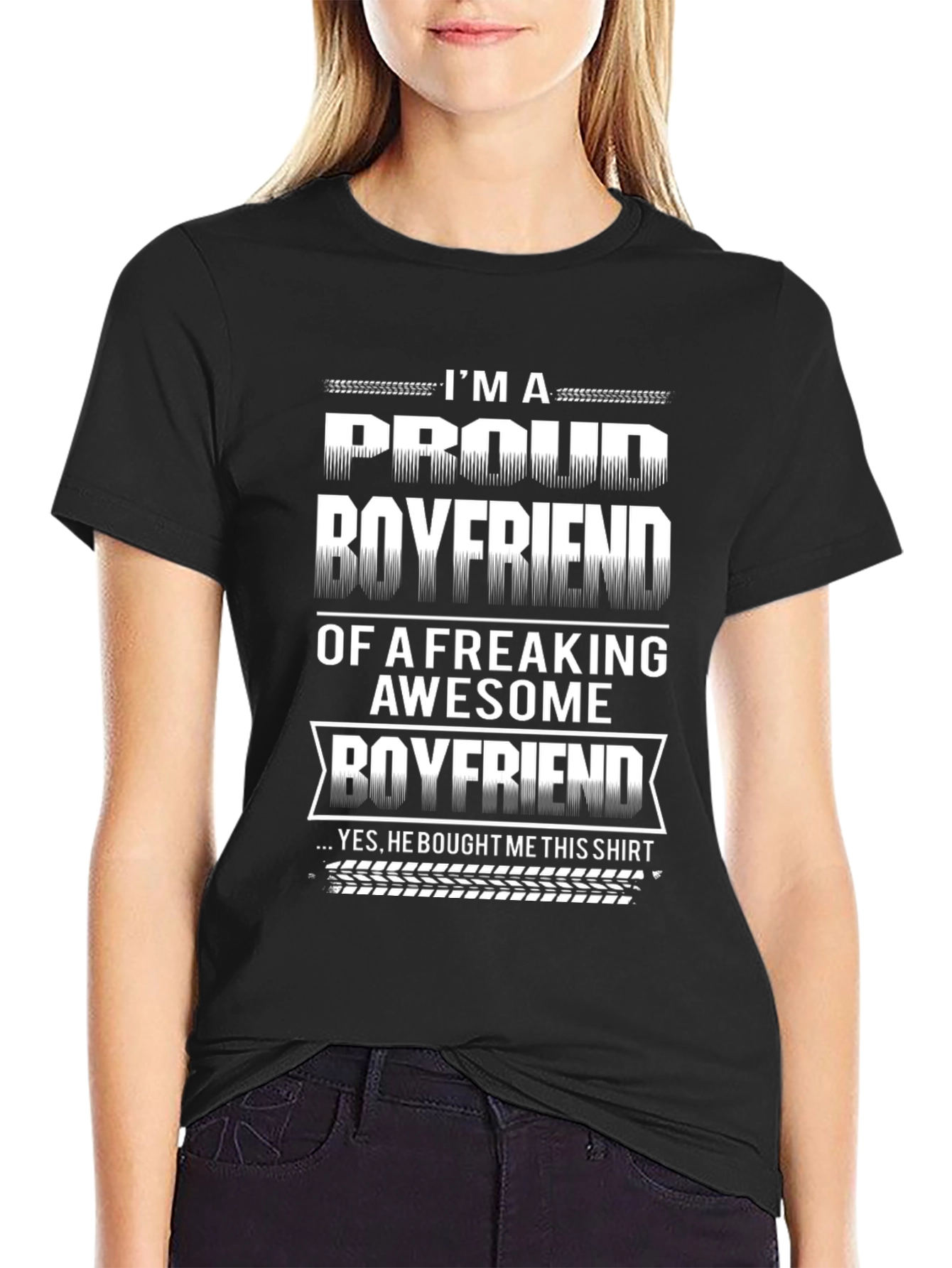 Proud Boyfriend Graphic Tee - Awesome Boyfriend Gift