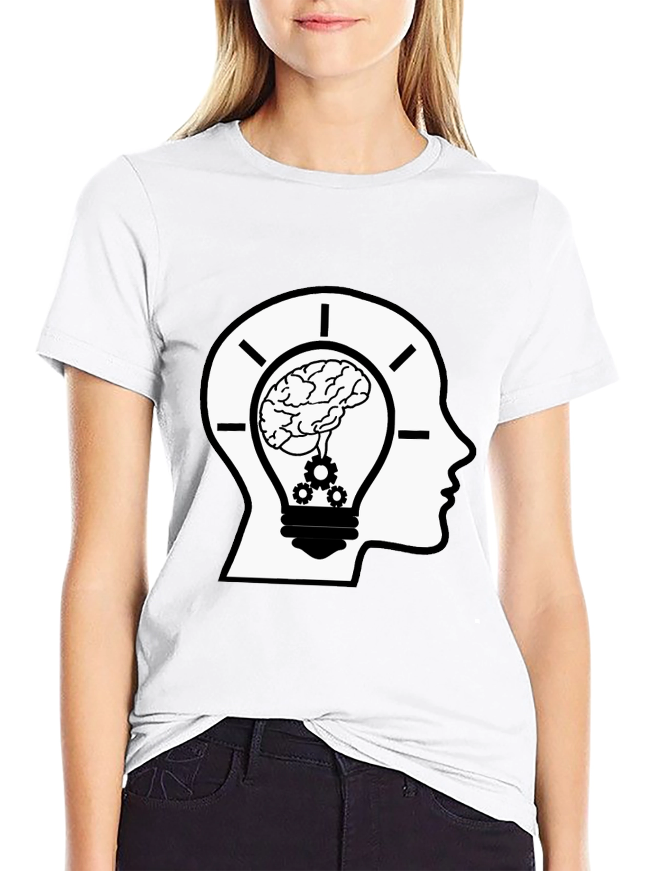 Brainy Idea Black T-Shirt