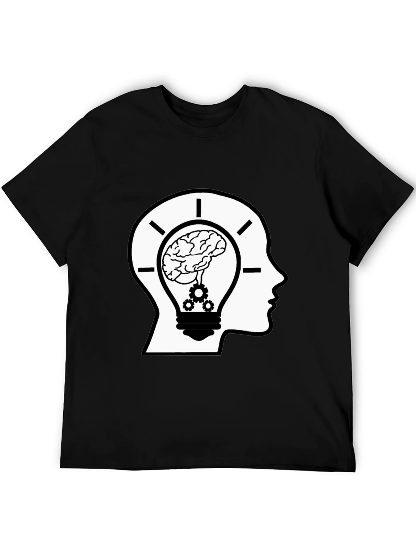 Brainy Idea Black T-Shirt
