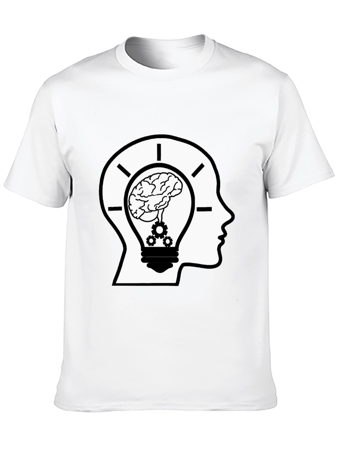 Brainy Idea Black T-Shirt