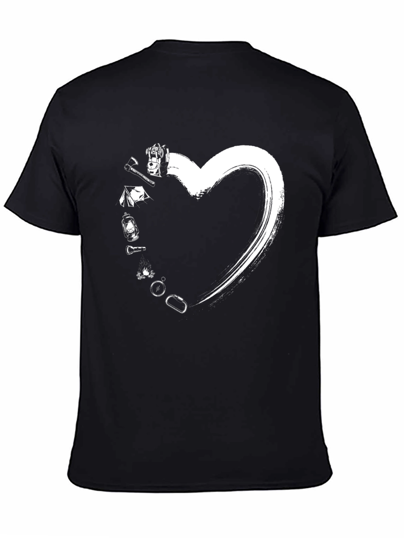 Camping Heart Graphic Tee