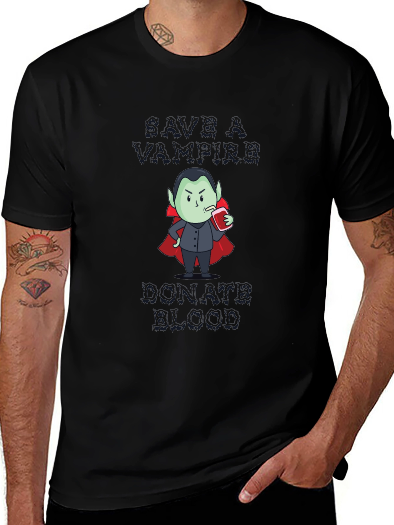 Vampire Juice Box T-Shirt - Drink Blood