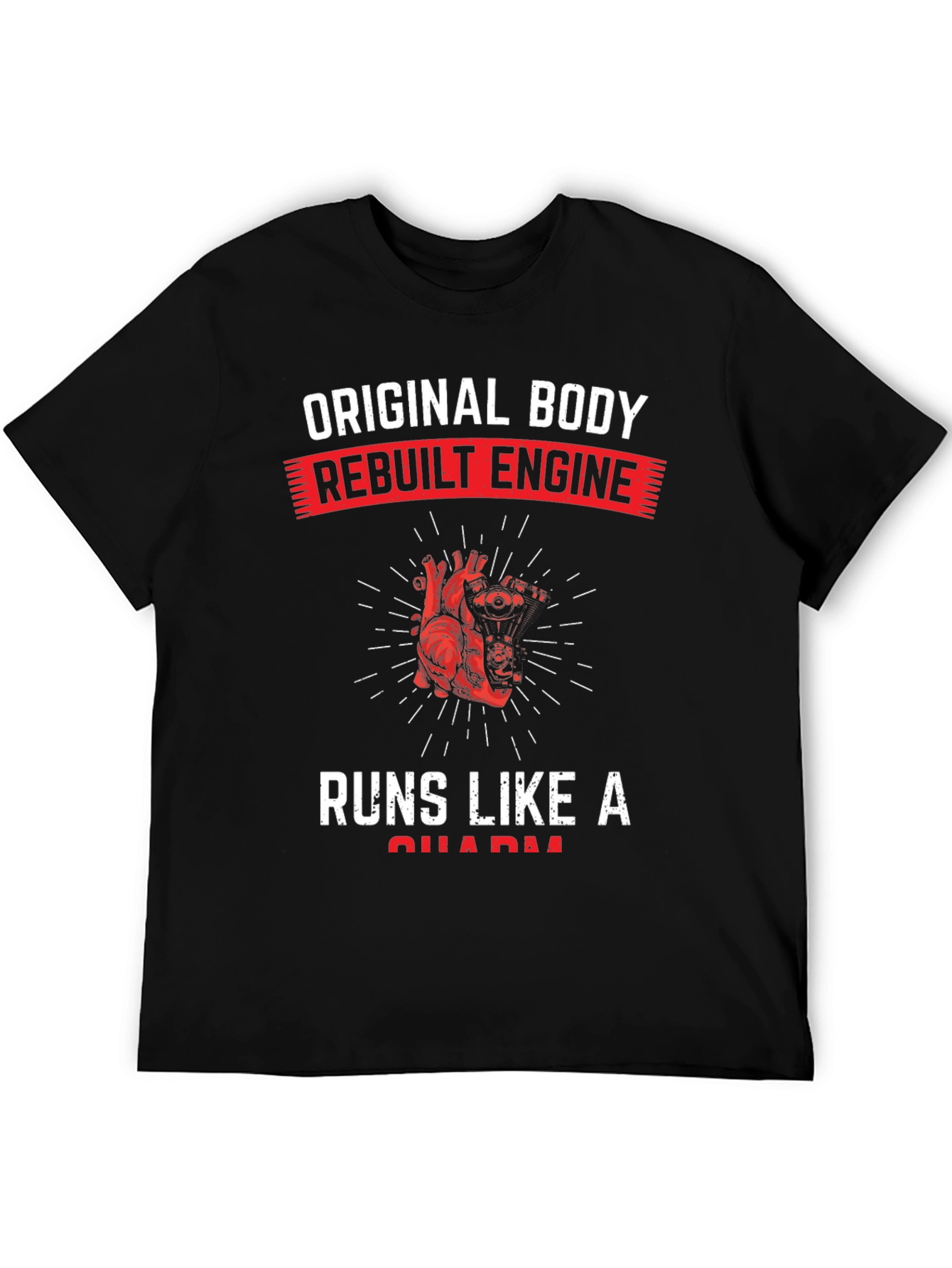 Original Body Rebuilt Engine Graphic T-Shirt