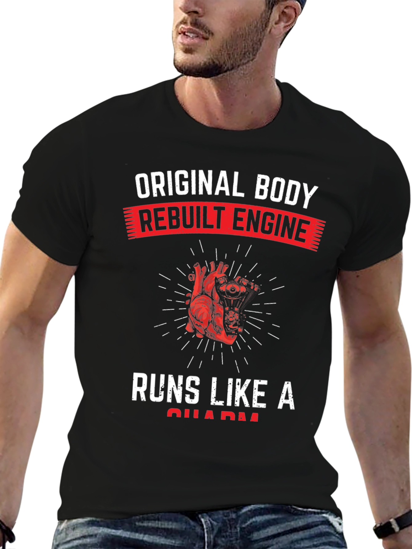Original Body Rebuilt Engine Graphic T-Shirt