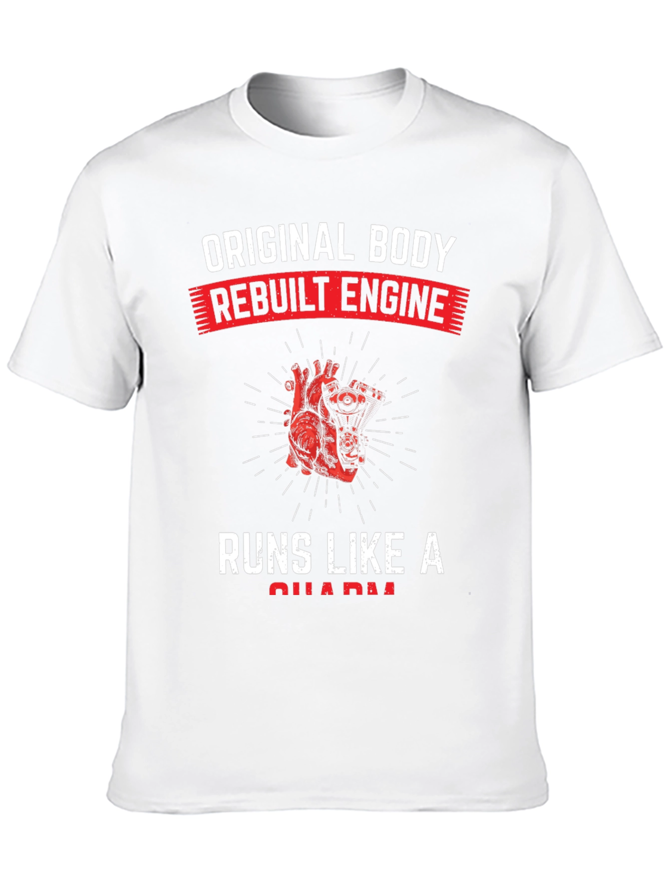 Original Body Rebuilt Engine Graphic T-Shirt