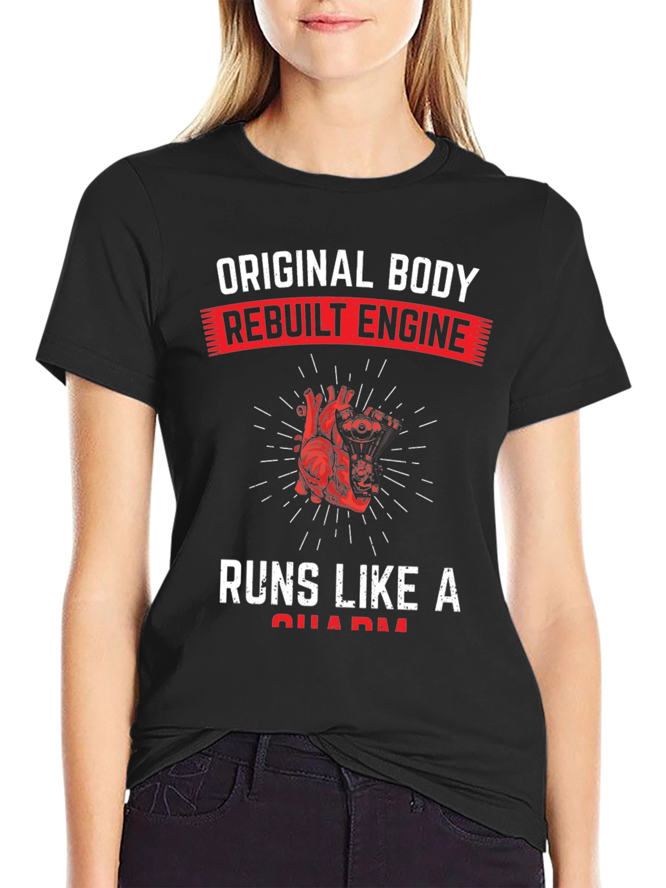 Original Body Rebuilt Engine Graphic T-Shirt