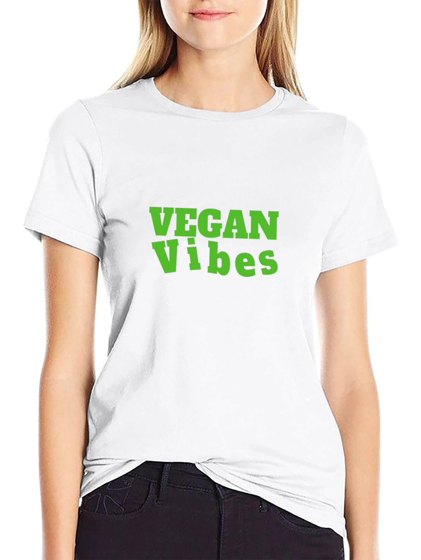 Vegan Vibes T-Shirt -  Comfortable Everyday Wear