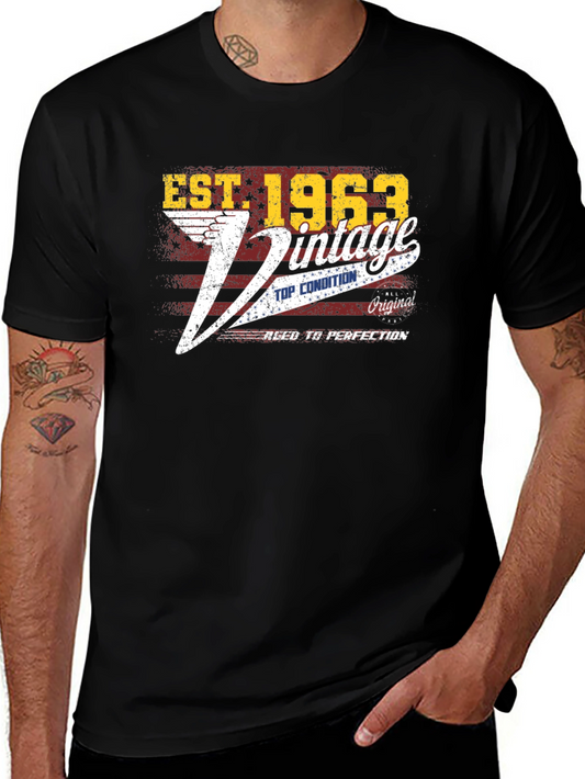 Est. 1963 Vintage Graphic T-Shirt - Aged to Perfection