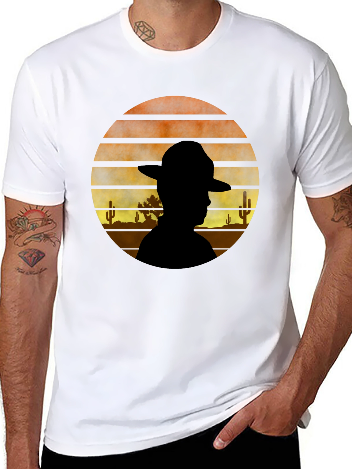 Desert Sunset Graphic T-Shirt