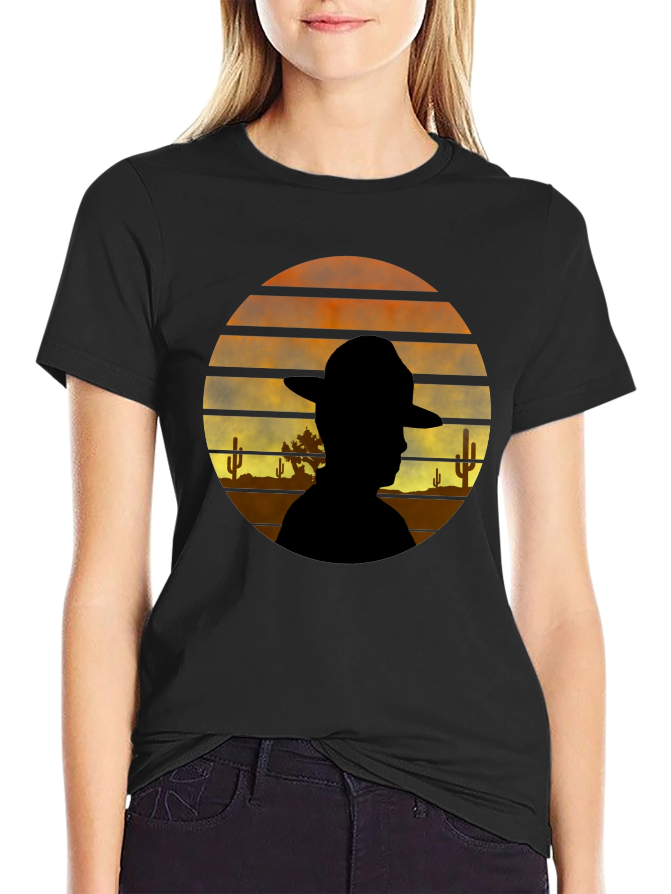 Desert Sunset Graphic T-Shirt