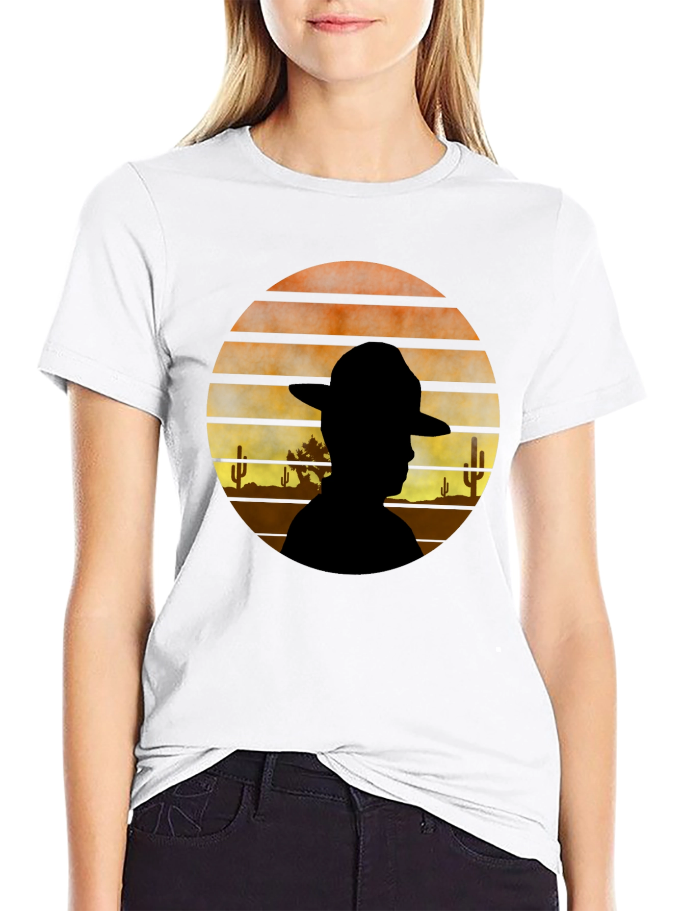 Desert Sunset Graphic T-Shirt