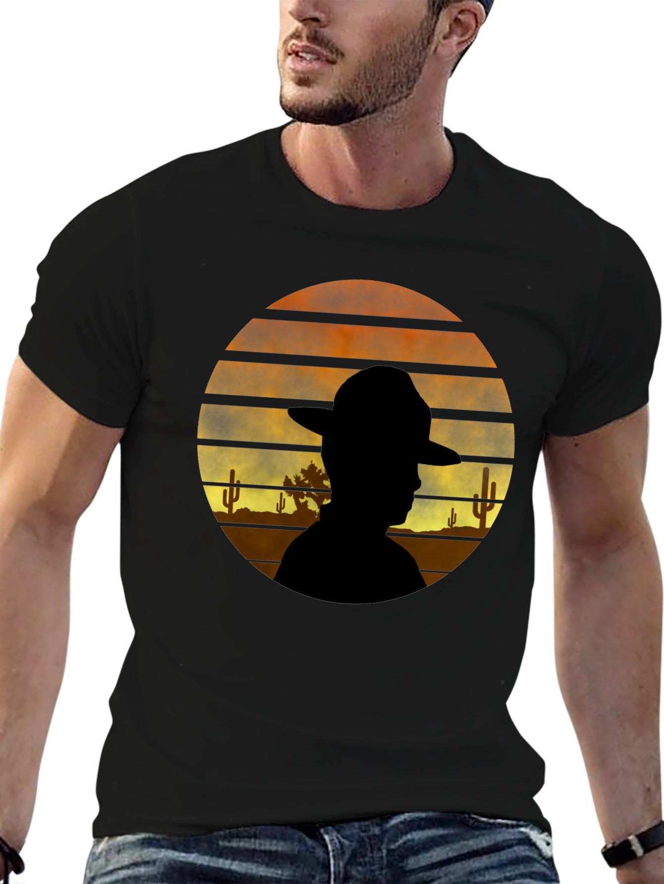 Desert Sunset Graphic T-Shirt