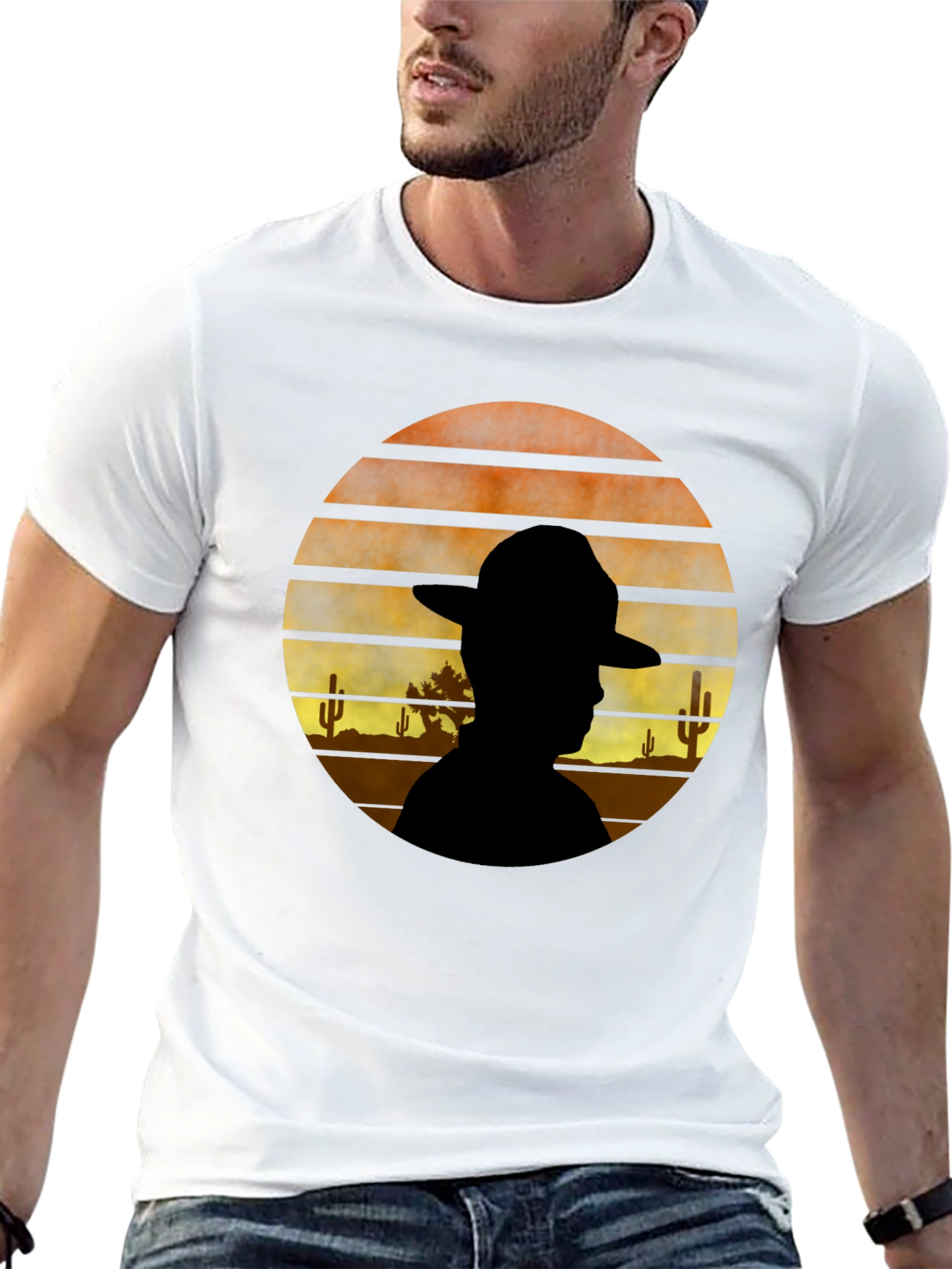 Desert Sunset Graphic T-Shirt