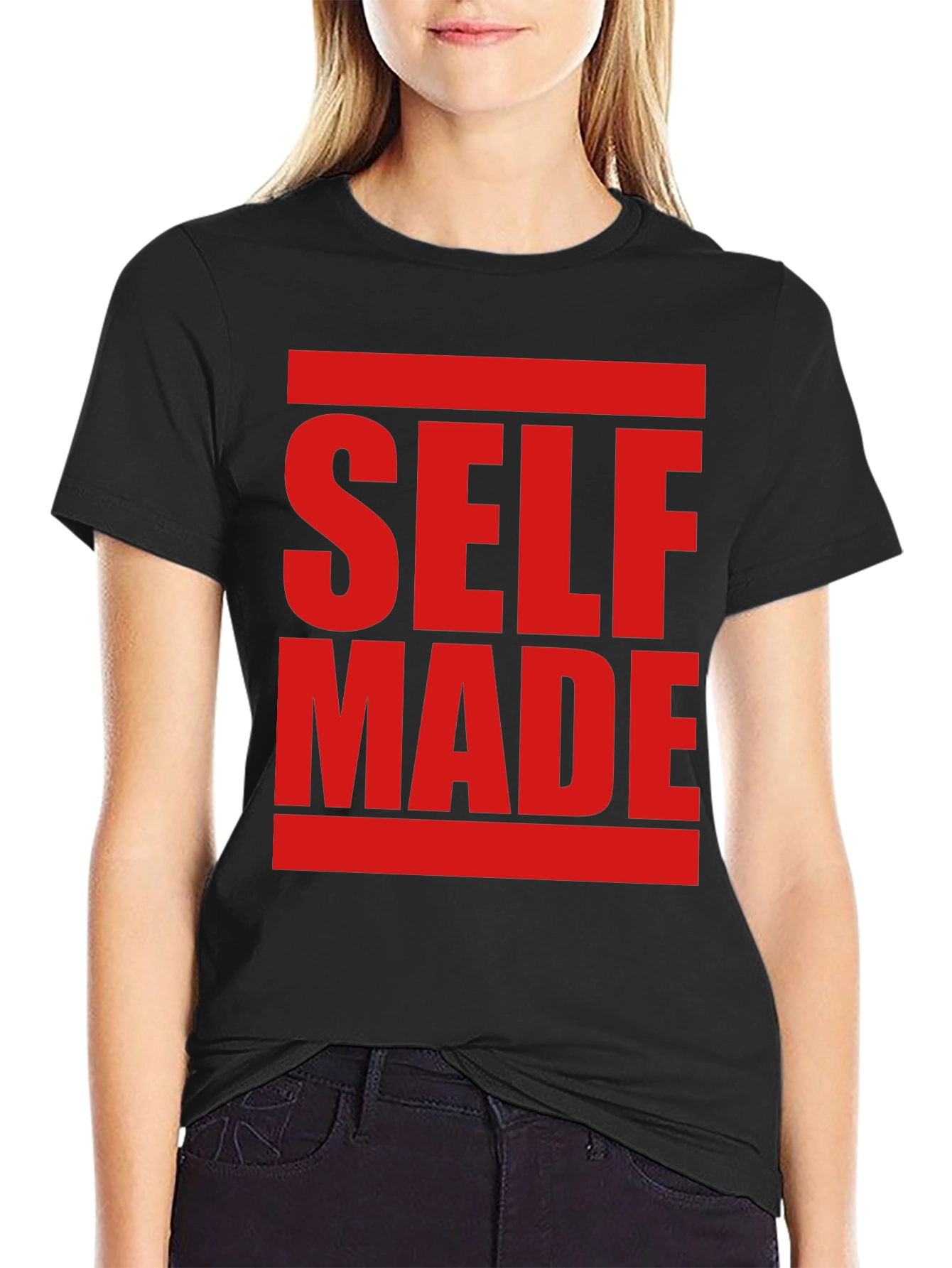 Self Made Graphic Tee - Bold Statement Shirt