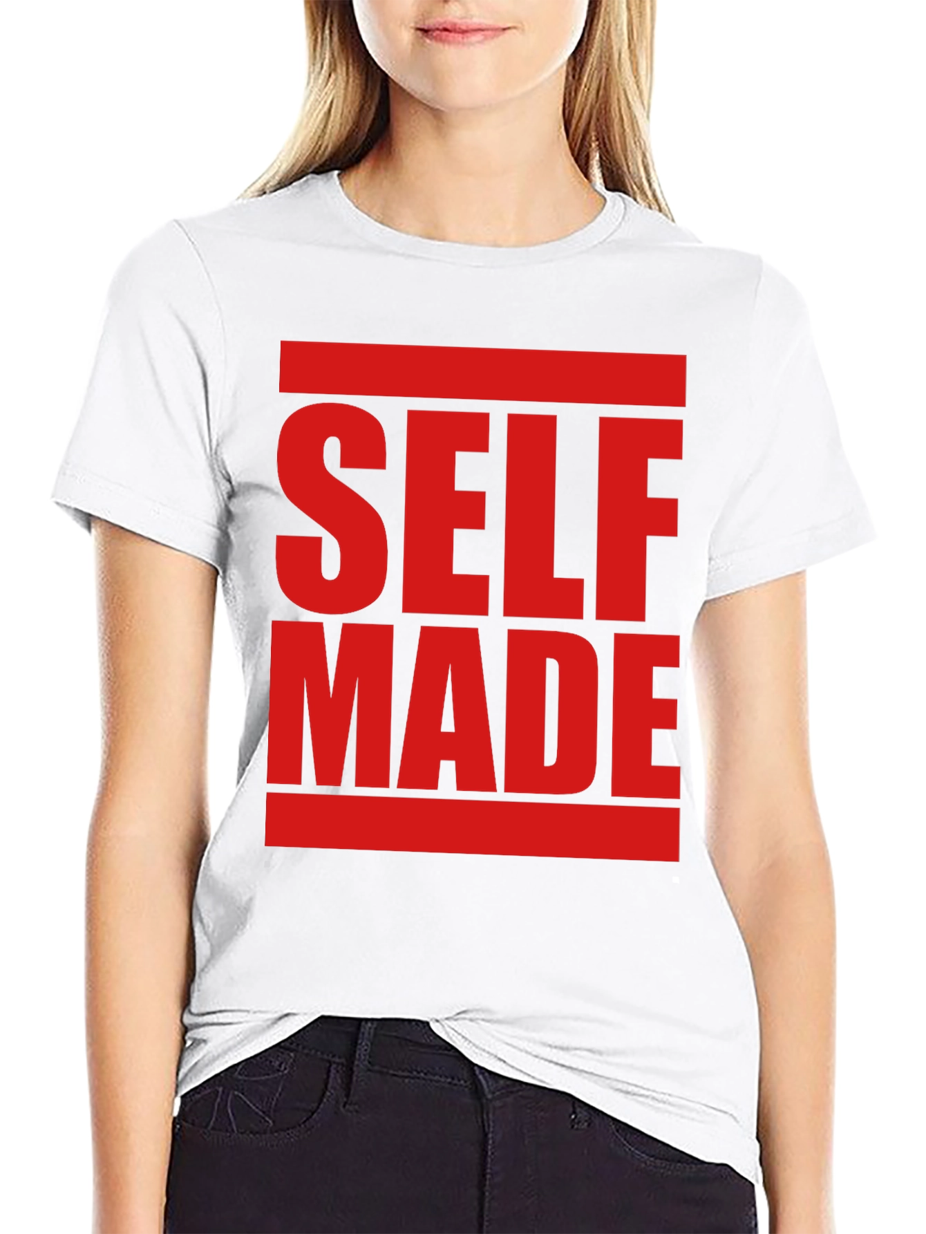 Self Made Graphic Tee - Bold Statement Shirt