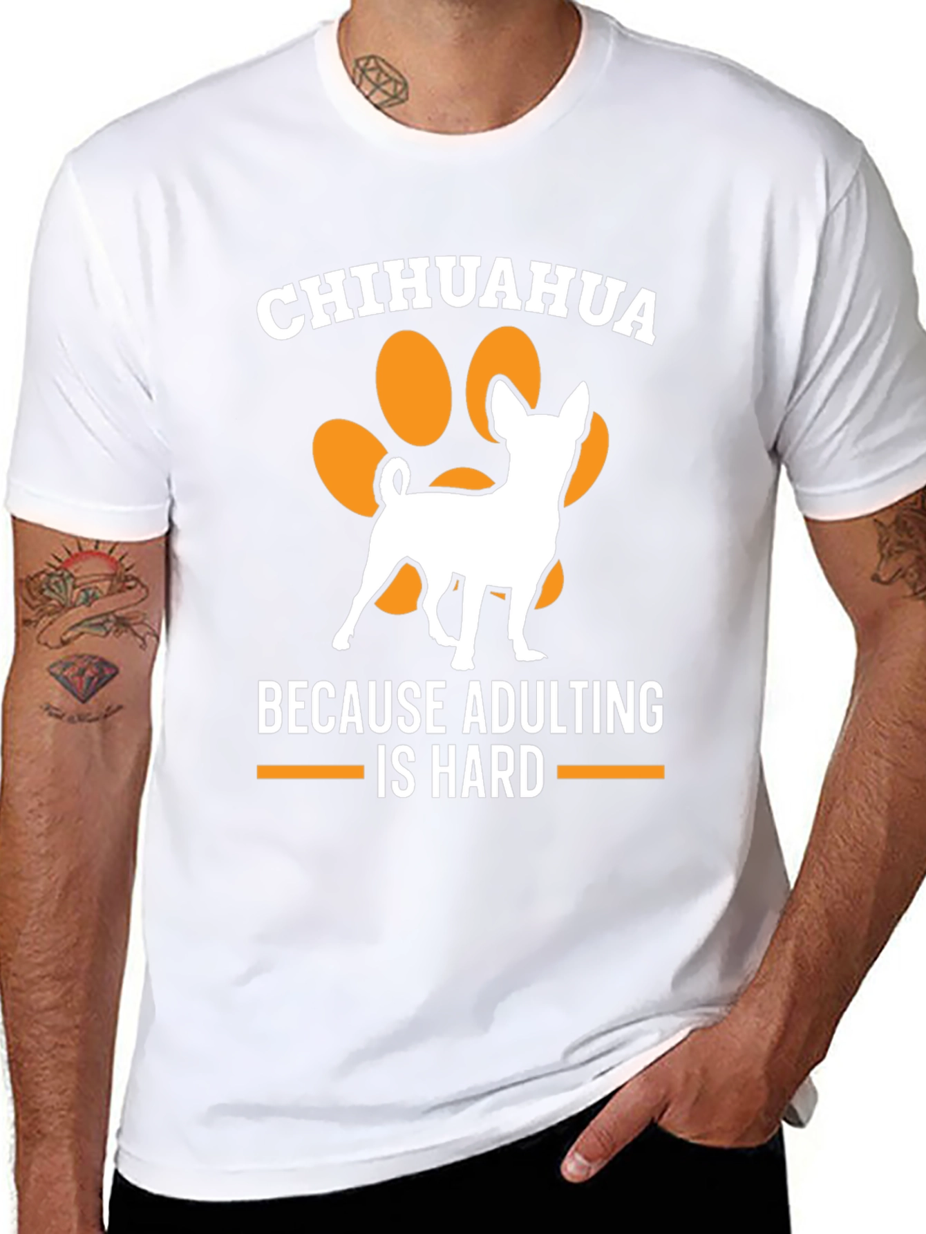 Chihuahua Adulting Humor T-Shirt