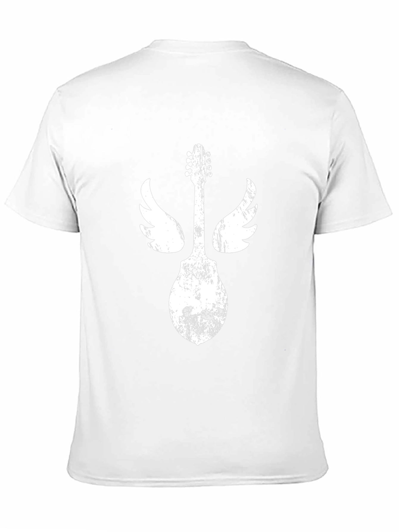 Guitar Wings Graphic T-Shirt - Black Cotton Tee