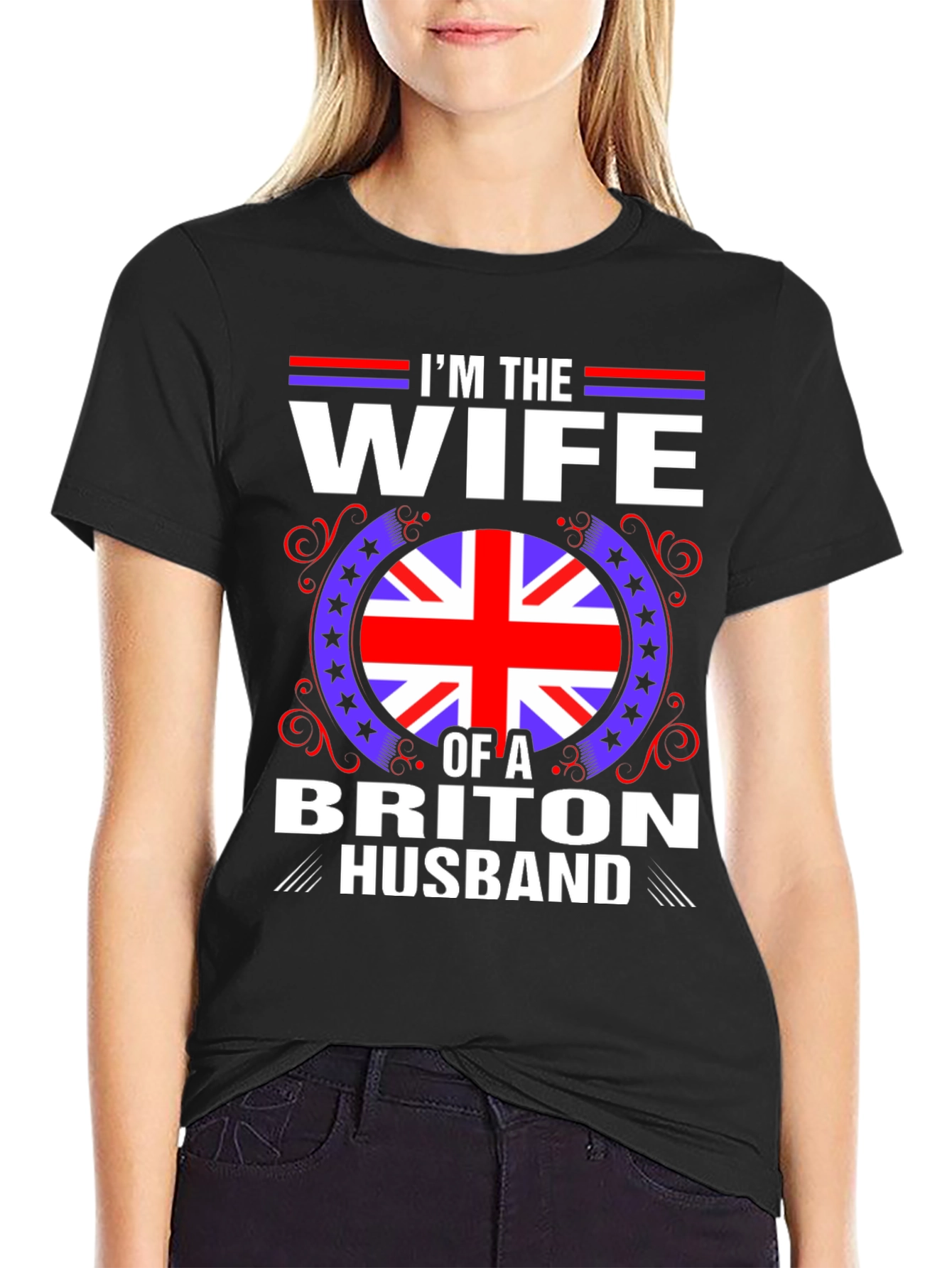 Wife of a Briton Husband T-Shirt